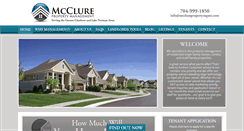 Desktop Screenshot of mcclurepropertymgmt.com