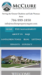 Mobile Screenshot of mcclurepropertymgmt.com